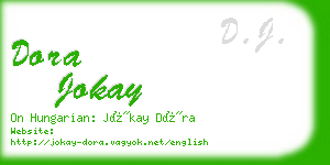 dora jokay business card